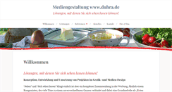 Desktop Screenshot of duhra.de