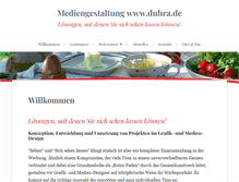 Tablet Screenshot of duhra.de